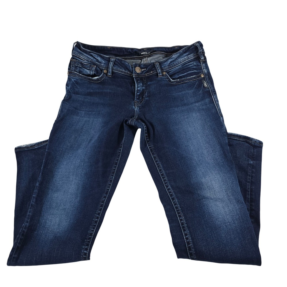 Silver Jeans Co Suki Super Skinny Dark Wash Denim Jeans W32‎ L31 L93023SSX492